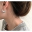 925 Sterling Silver Vintage Gold Round Earrings For Women Trendy Earring Jewelry Prevent Allergy Party Accessories Gift
