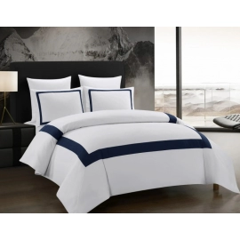 Luxury Bedding Sets White Quilt/Duvet Cover Set Sq..