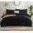 Washed Cotton Bedding Sets Duvet Cover Set Soild Color for Hotel Bedroom Brushed Quilt Cover Pillowcase Flat Sheet Bed Linen Ins